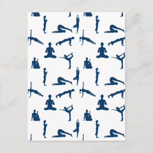 Yoga Poses Vykort