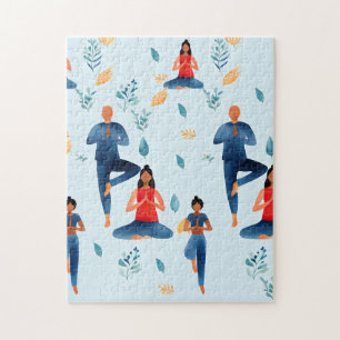 Yoga Positioner, Meditation, New Age Konst Pussel