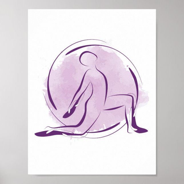 Yoga poster (Framsidan)