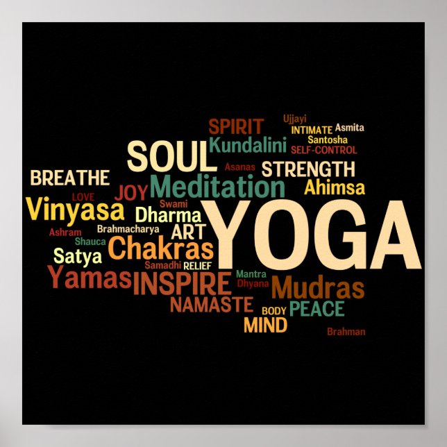 YOGA-Poster Poster (Framsidan)