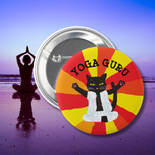 Yoga-presentkatthandling, guru-entusiastmedling, f knapp