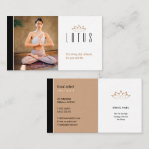 Yoga Professionell Lärare Visitkort