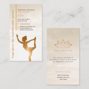 Yoga Professionell Lärare Visitkort
