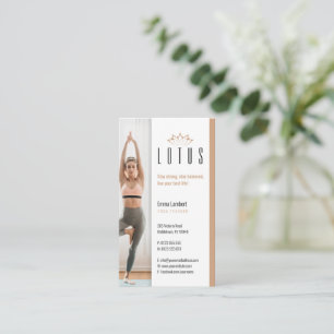 Yoga Professionell Lärare Visitkort