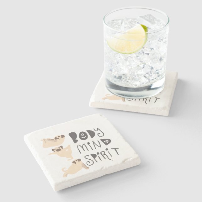 Yoga Puggs Stenunderlägg (Sidan)