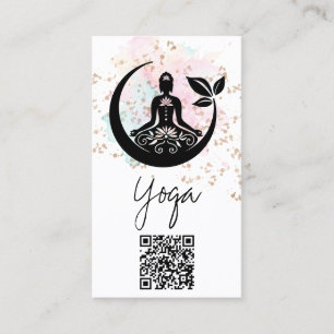 *~*Yoga QR AP33 Rainbow Lotus Andlig Visitkort