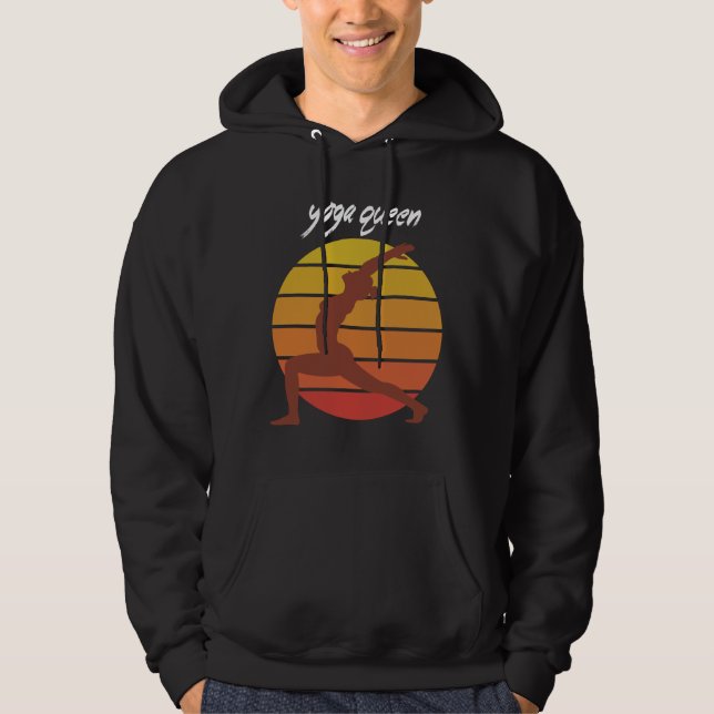Yoga Queen 71 Hoodie (Framsida)