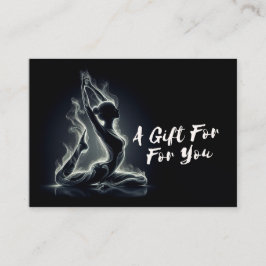 Yoga Reiki-instruktör med en-legerad Kung Pigeon P Rabattkort