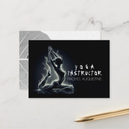 Yoga Reiki-instruktör med en-legerad Kung Pigeon P Tidsbeställning Kort