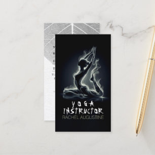 Yoga Reiki-instruktör med en-legerad Kung Pigeon P Tidsbeställning Kort