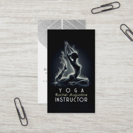 Yoga Reiki-instruktör med en-legerad Kung Pigeon P Visitkort