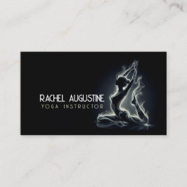 Yoga Reiki-instruktör med en-legerad Kung Pigeon P Visitkort