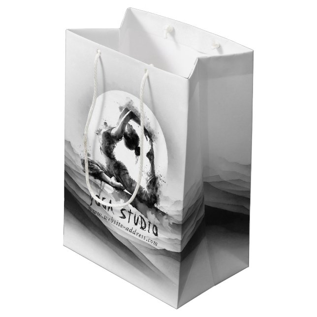 Yoga Reiki One-Legged Kung Pigeon Pose Watercolor (Baksidan Vinklad)