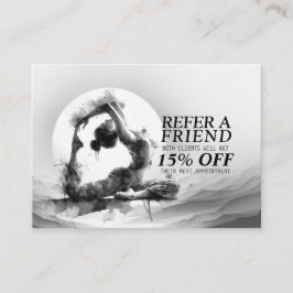 Yoga Reiki One-Legged Kung Pigeon Pose Watercolor Rabattkort