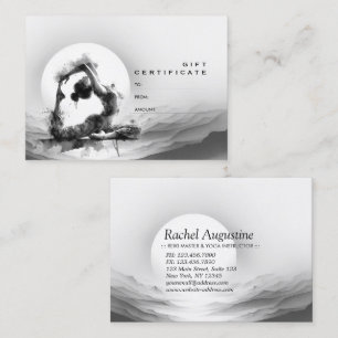 Yoga Reiki One-Legged Kung Pigeon Pose Watercolor Rabattkort