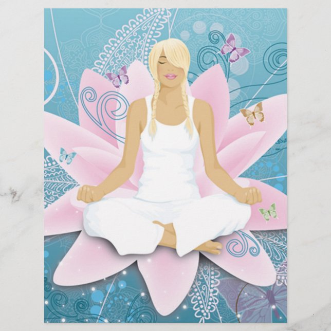 yoga reklamblad (Framsidan)