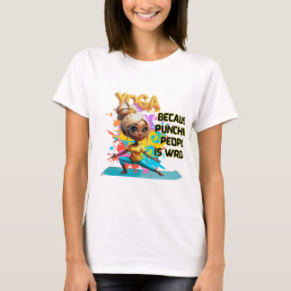 yoga roligt t shirt