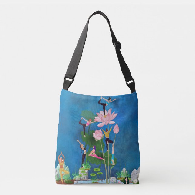 Yoga-säck Axelväska (Framsida)