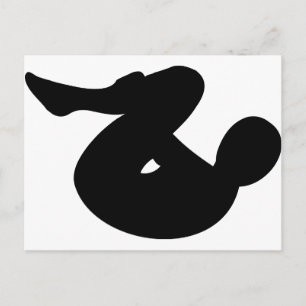 yoga - salto vykort