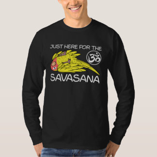 Yoga Savasana Parrot Peach faced Yellow Lutino Lov T Shirt
