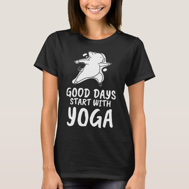 Yoga Say 83 T Shirt (Framsida)