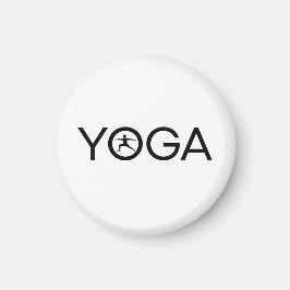Yoga-Schriftzug Magnet