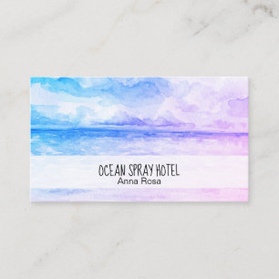 *~* Yoga Sea Sunset Mindfulness Visitkort
