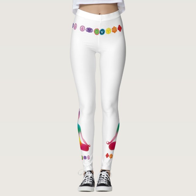 Yoga Seven Chakras Leggings (Framsida)