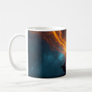 Yoga Silhouette Kaffemugg - Andlig konst & sinne