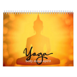 Yoga Silhouettes 2022 Wall Calendar Kalender