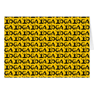 Yoga Silhouettes Hälsningskort