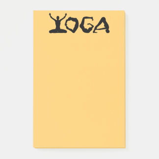 Yoga Silhouettes Post-it Block