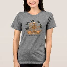 Yoga Skeleton Halloween T Shirt