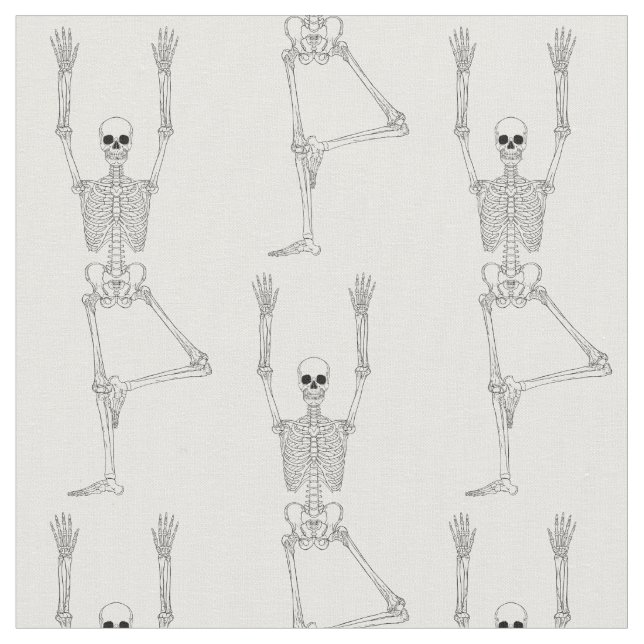 yoga skelettet tyg (Närbild)