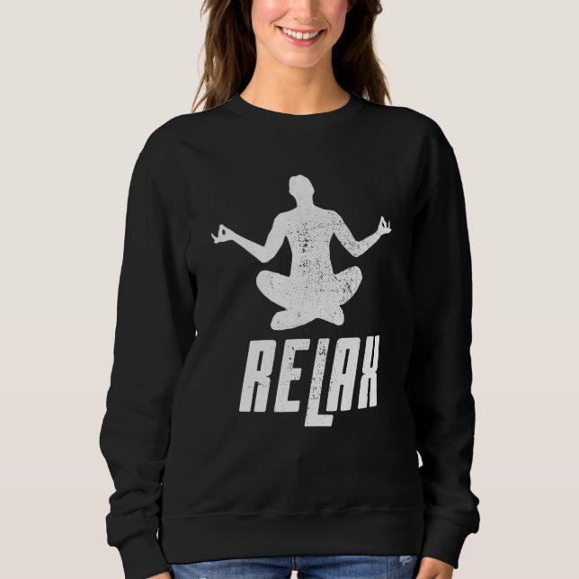 Yoga Slappna av Andlig Meditation Yogis Poses Fitn T Shirt (Framsida)