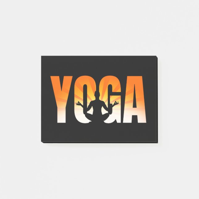 Yoga Solsken Post-it Block (Framsida)