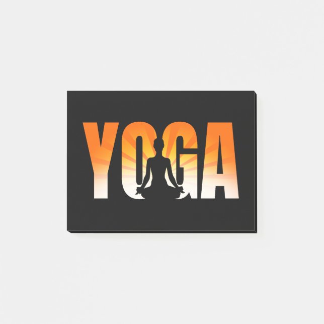 Yoga Solsken Post-it Block (Framsida)