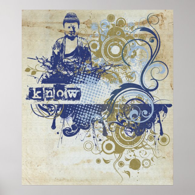 Yoga Speak : Indigo Knowing Chakra Poster (Framsidan)