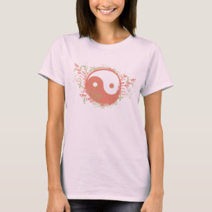 Yoga Speak : Söt Yin-Yang Symbol Tee Shirt