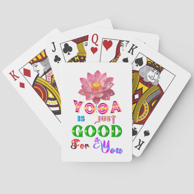 Yoga-spelande är bara bra för dig casinokort (Baksidan)