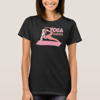 Yoga Sport Queen Sten Namaste Women Motivation Yog T Shirt