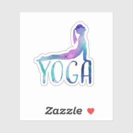 Yoga Sticker Klistermärken