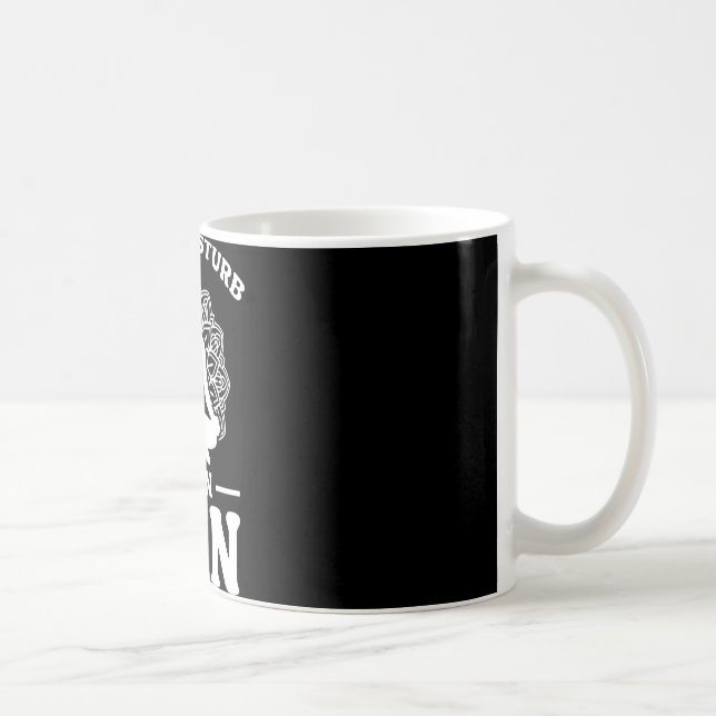 Yoga Stör Ej, Jag Är Zen Design  Kaffemugg (Höger)