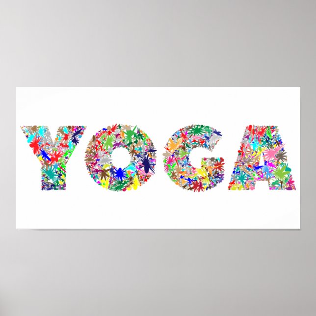 YOGA STUDIO Art Biet till ett överkomligt pris Pos Poster (Framsidan)