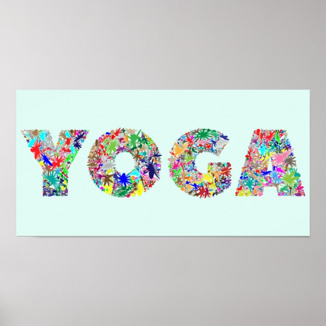 YOGA STUDIO Art Biet till ett överkomligt pris Pos Poster (Framsidan)