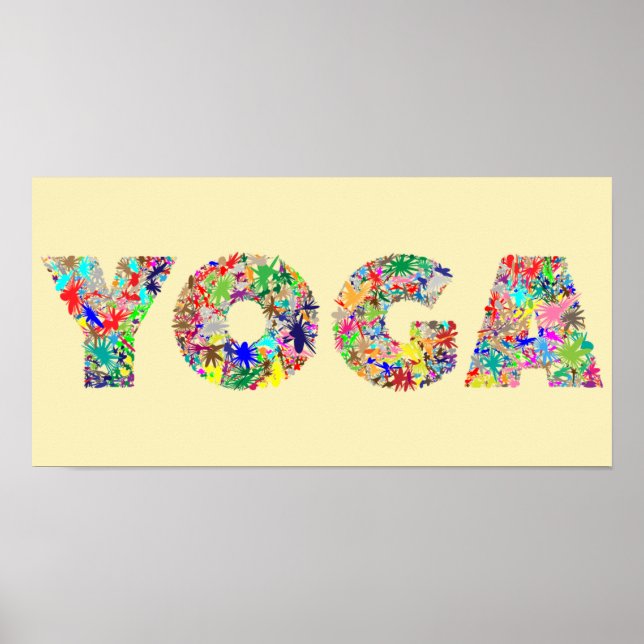 YOGA STUDIO Art Biet till ett överkomligt pris Pos Poster (Framsidan)