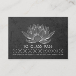 Yoga Studio Class Pass Loyalty Möte Lotus Lojalitetskort