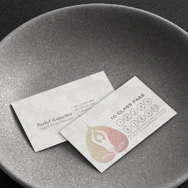 Yoga Studio Class Pass Meditation Pose Bodhi Löv Lojalitetskort