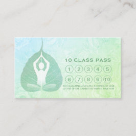 Yoga Studio Class Pass Meditation Pose Bodhi Löv Lojalitetskort