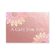 Yoga Studio Instructor Mandala Gift Certificate